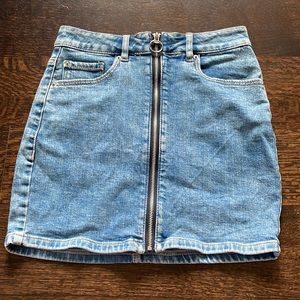 Garage jean skirt